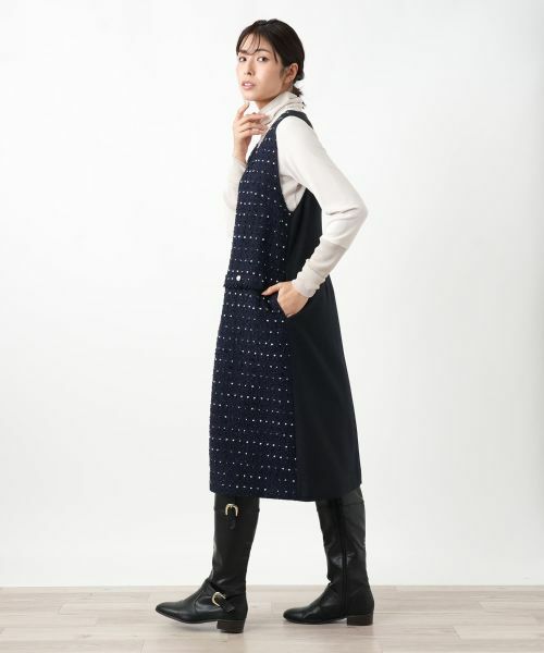 Leilian / レリアン カットソー | 袖口ラメチュールタートルネックプルオーバー【Leilian WHITE LABEL】 | 詳細22