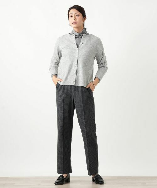 Leilian / レリアン カットソー | 袖口ラメチュールタートルネックプルオーバー【Leilian WHITE LABEL】 | 詳細4