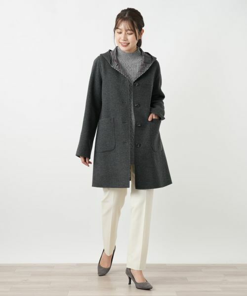 Leilian / レリアン その他アウター | フーデッドコート【Leilian WHITE LABEL】 | 詳細1