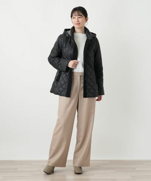 Leilian / レリアン その他アウター | キルティング切替フーデッドコート【Leilian WHITE LABEL】 | 詳細1
