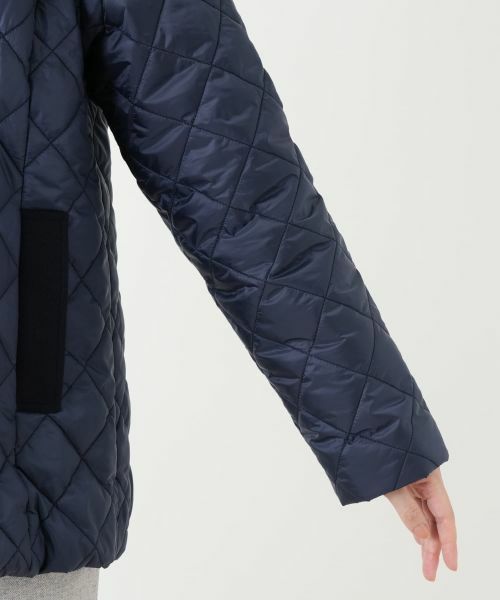 Leilian / レリアン その他アウター | キルティング切替フーデッドコート【Leilian WHITE LABEL】 | 詳細13