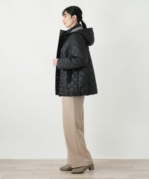 Leilian / レリアン その他アウター | キルティング切替フーデッドコート【Leilian WHITE LABEL】 | 詳細2