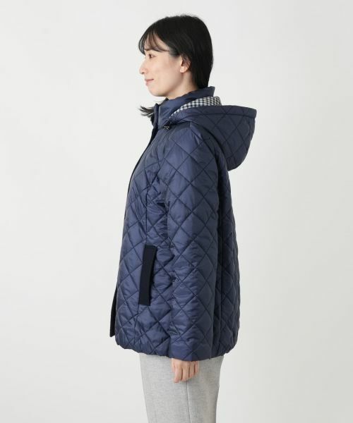 Leilian / レリアン その他アウター | キルティング切替フーデッドコート【Leilian WHITE LABEL】 | 詳細9