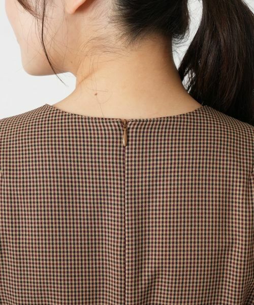 Leilian / レリアン ドレス | チェックスキッパーワンピース【Leilian WHITE LABEL】 | 詳細11
