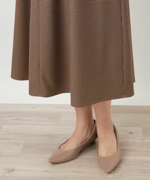 Leilian / レリアン ドレス | チェックスキッパーワンピース【Leilian WHITE LABEL】 | 詳細16