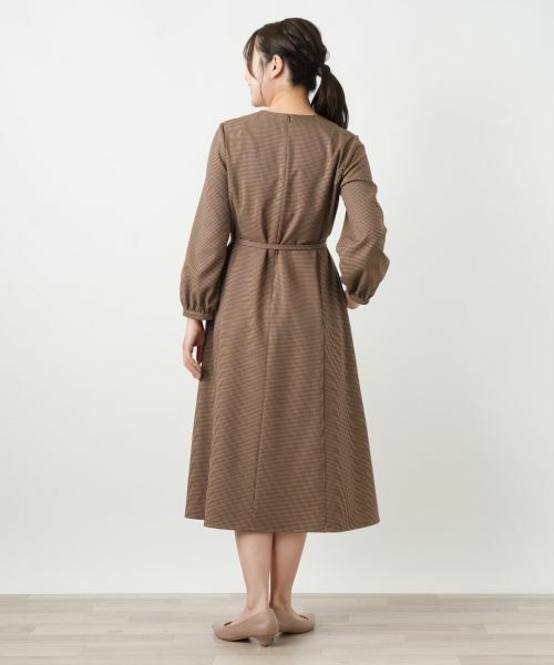 Leilian / レリアン ドレス | チェックスキッパーワンピース【Leilian WHITE LABEL】 | 詳細6