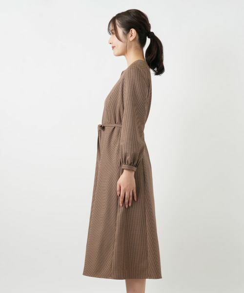 Leilian / レリアン ドレス | チェックスキッパーワンピース【Leilian WHITE LABEL】 | 詳細8
