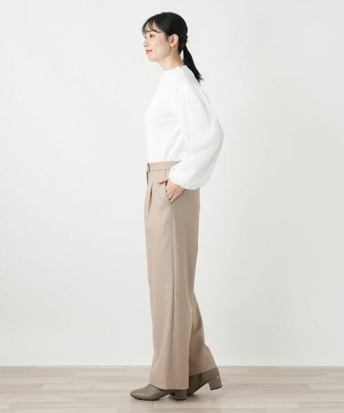 Leilian / レリアン その他パンツ | ストレッチワイドパンツ【Leilian WHITE LABEL】 | 詳細14