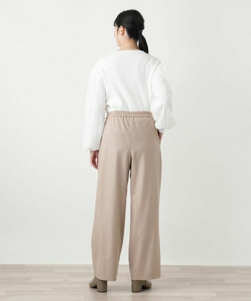 Leilian / レリアン その他パンツ | ストレッチワイドパンツ【Leilian WHITE LABEL】 | 詳細15