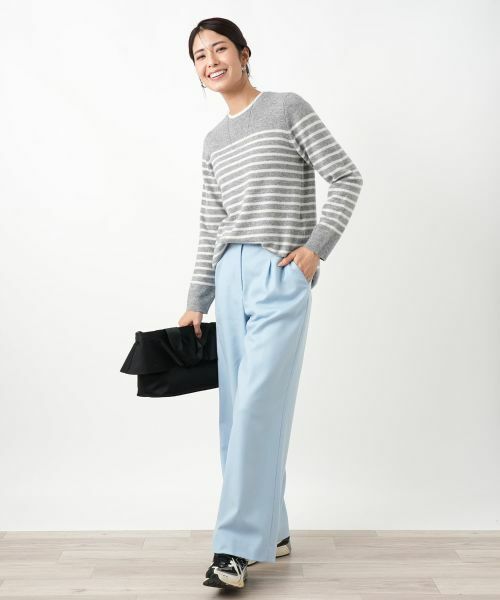 Leilian / レリアン その他パンツ | ストレッチワイドパンツ【Leilian WHITE LABEL】 | 詳細18