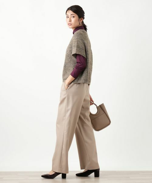 Leilian / レリアン その他パンツ | ストレッチワイドパンツ【Leilian WHITE LABEL】 | 詳細2