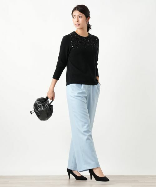 Leilian / レリアン その他パンツ | ストレッチワイドパンツ【Leilian WHITE LABEL】 | 詳細24