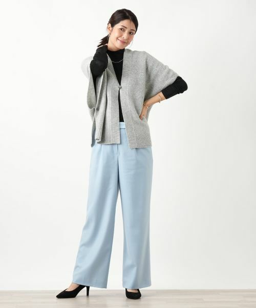Leilian / レリアン その他パンツ | ストレッチワイドパンツ【Leilian WHITE LABEL】 | 詳細28