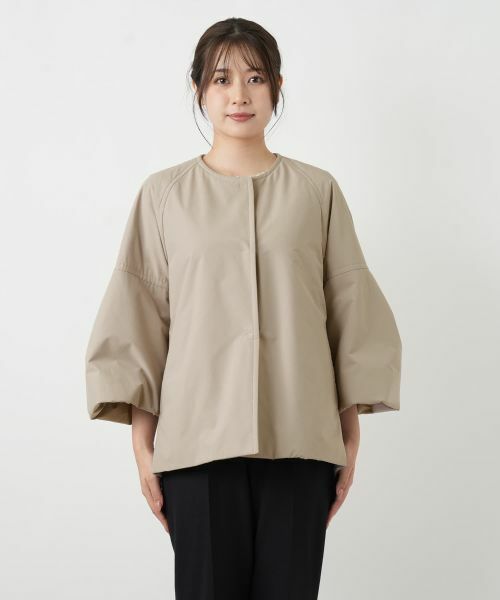 Leilian / レリアン その他アウター | ボリュームスリーブノーカラーコート | 詳細10