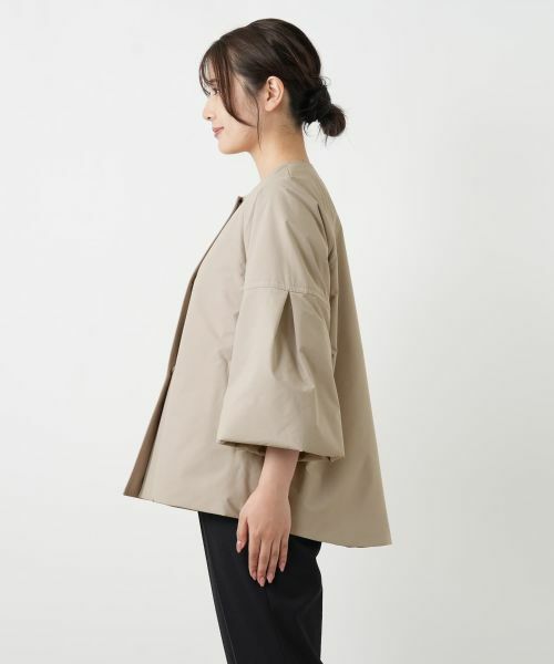 Leilian / レリアン その他アウター | ボリュームスリーブノーカラーコート | 詳細11