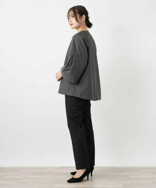 Leilian / レリアン その他アウター | ボリュームスリーブノーカラーコート | 詳細5