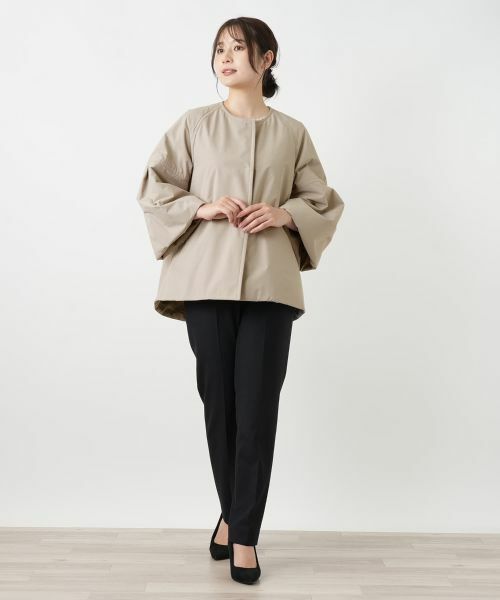 Leilian / レリアン その他アウター | ボリュームスリーブノーカラーコート | 詳細7