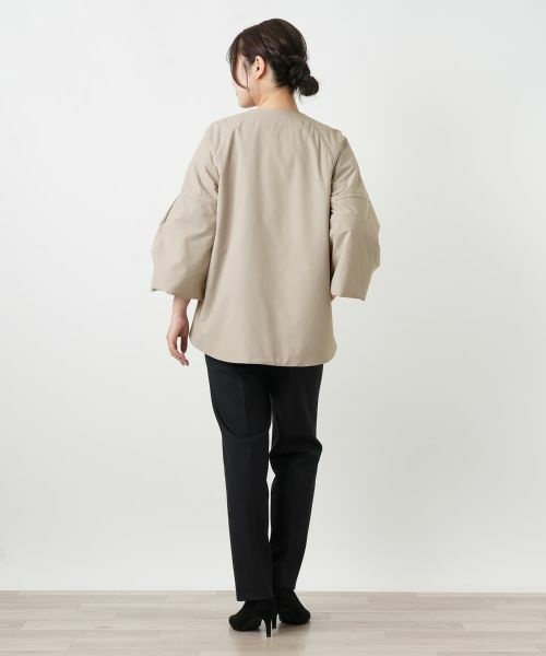 Leilian / レリアン その他アウター | ボリュームスリーブノーカラーコート | 詳細9