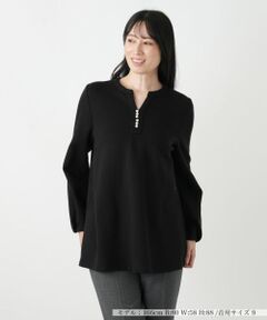 Leilian / レリアン シャツ・ブラウス | スキッパーチュニックブラウス【Leilian WHITE LABEL】