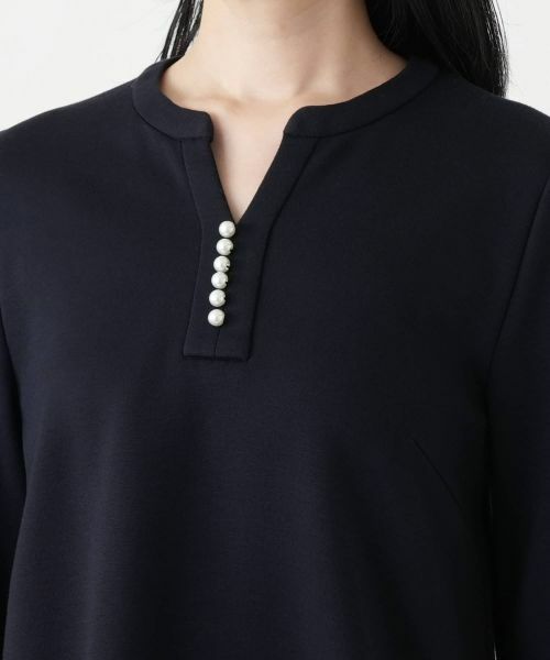 Leilian / レリアン シャツ・ブラウス | スキッパーチュニックブラウス【Leilian WHITE LABEL】 | 詳細10