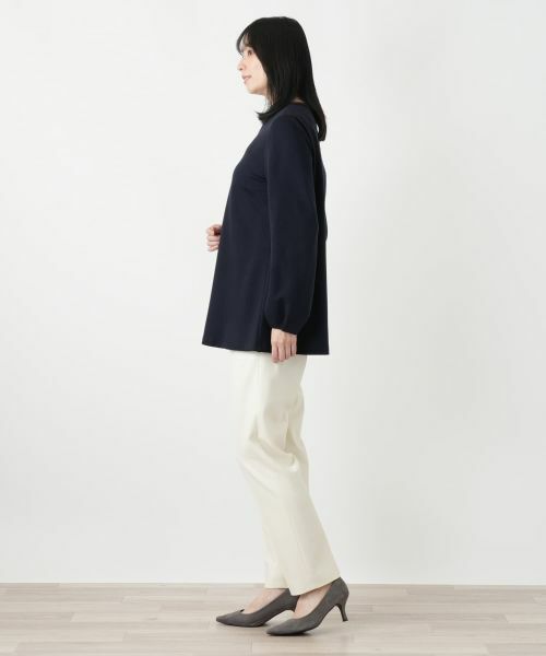 Leilian / レリアン シャツ・ブラウス | スキッパーチュニックブラウス【Leilian WHITE LABEL】 | 詳細5