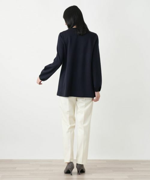 Leilian / レリアン シャツ・ブラウス | スキッパーチュニックブラウス【Leilian WHITE LABEL】 | 詳細6