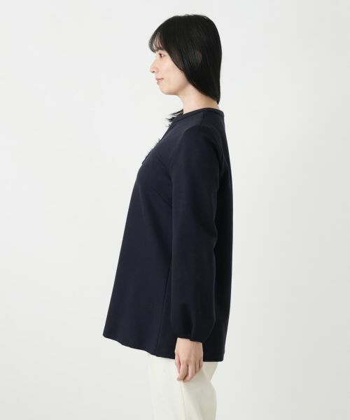 Leilian / レリアン シャツ・ブラウス | スキッパーチュニックブラウス【Leilian WHITE LABEL】 | 詳細8