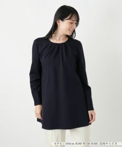 Leilian / レリアン シャツ・ブラウス | ストレッチチュニックブラウス【Leilian WHITE LABEL】