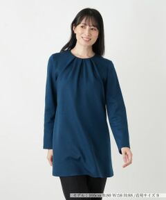 Leilian / レリアン シャツ・ブラウス | ストレッチチュニックブラウス【Leilian WHITE LABEL】