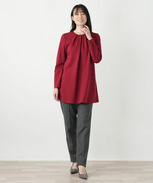 Leilian / レリアン シャツ・ブラウス | ストレッチチュニックブラウス【Leilian WHITE LABEL】 | 詳細10