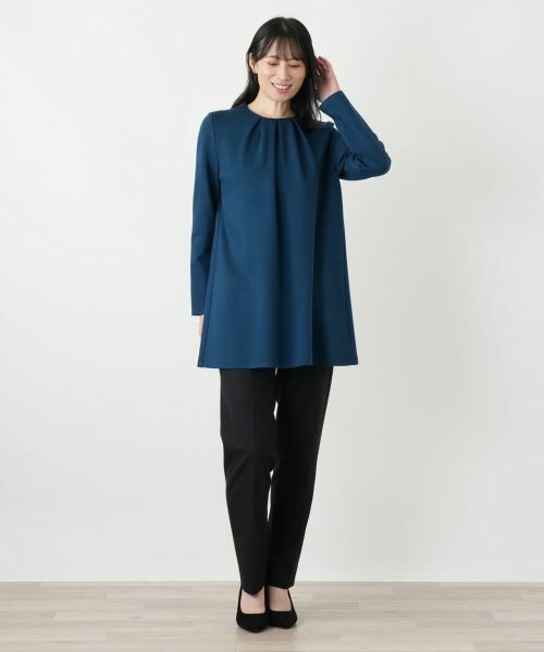 Leilian / レリアン シャツ・ブラウス | ストレッチチュニックブラウス【Leilian WHITE LABEL】 | 詳細4