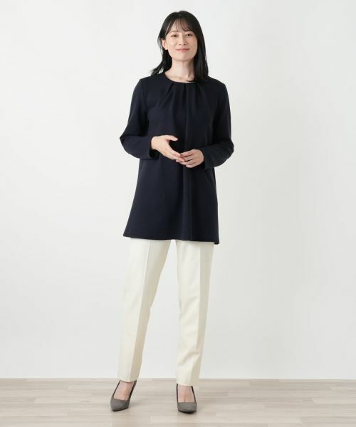 Leilian / レリアン シャツ・ブラウス | ストレッチチュニックブラウス【Leilian WHITE LABEL】 | 詳細7