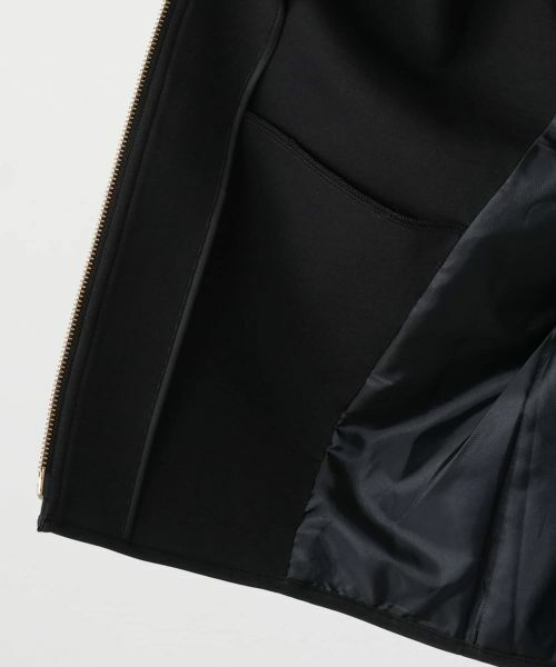 Leilian / レリアン その他アウター | 異素材切替キルティングブルゾン | 詳細12