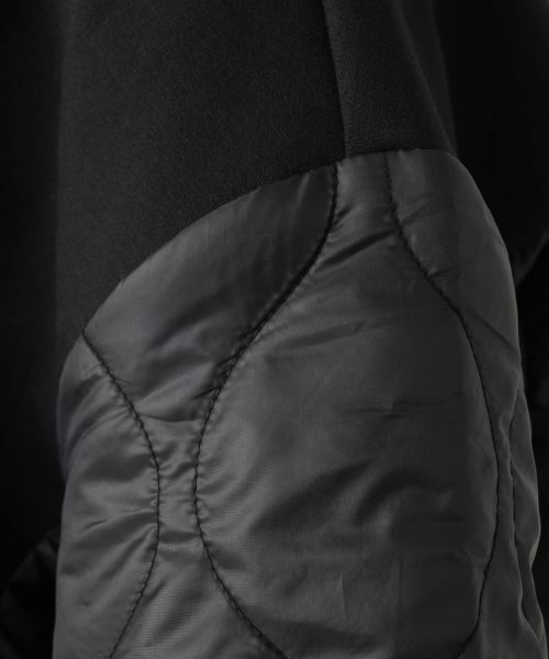 Leilian / レリアン その他アウター | 異素材切替キルティングブルゾン | 詳細13