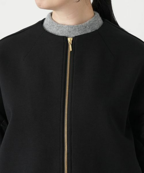 Leilian / レリアン その他アウター | 異素材切替キルティングブルゾン | 詳細7