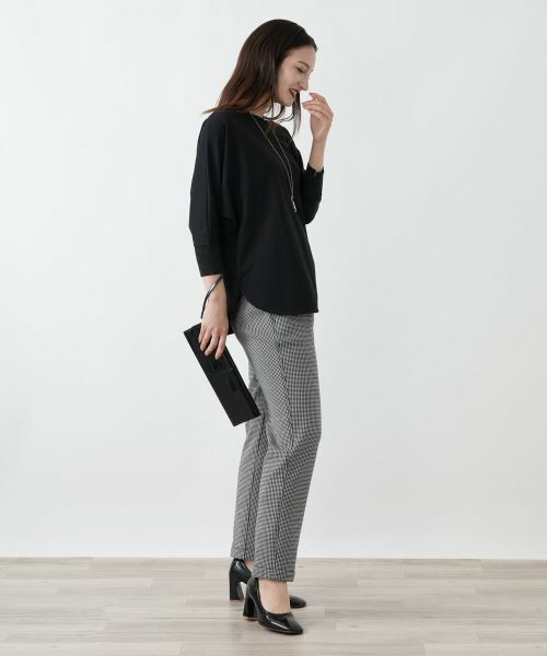 Leilian / レリアン カットソー | ドルマンスリーブ切替カットソー | 詳細2