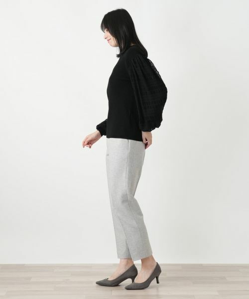 Leilian / レリアン ニット・セーター | スリーブ異素材切替ニット | 詳細2