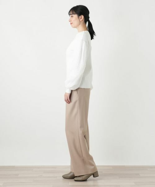 Leilian / レリアン ニット・セーター | スリーブ異素材切替ニット | 詳細5