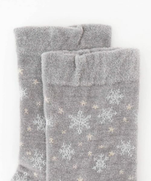 Leilian / レリアン ソックス | スノー柄ショートソックス | 詳細1