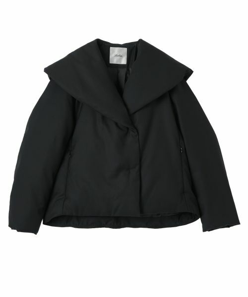 Leilian / レリアン その他アウター | ビッグカラーダウンコート（ブラック）