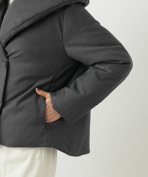 Leilian / レリアン その他アウター | ビッグカラーダウンコート | 詳細10