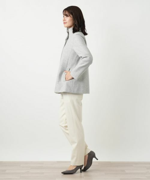 Leilian / レリアン その他アウター | スタンドカラーショートコート【Leilian WHITE LABEL】 | 詳細2