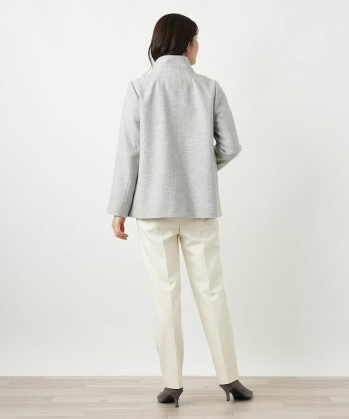 Leilian / レリアン その他アウター | スタンドカラーショートコート【Leilian WHITE LABEL】 | 詳細3