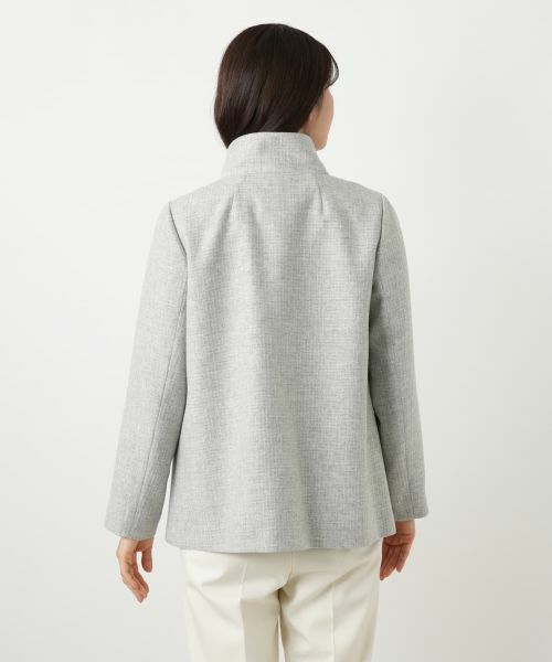 Leilian / レリアン その他アウター | スタンドカラーショートコート【Leilian WHITE LABEL】 | 詳細6