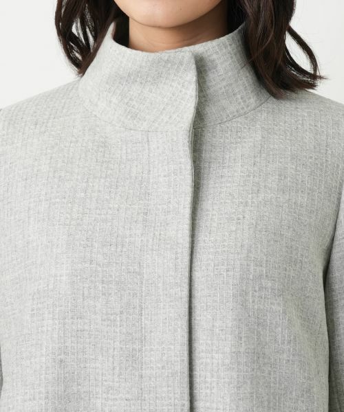 Leilian / レリアン その他アウター | スタンドカラーショートコート【Leilian WHITE LABEL】 | 詳細7