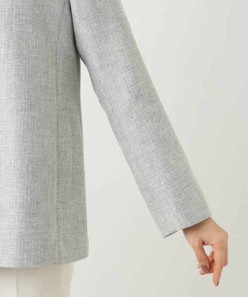 Leilian / レリアン その他アウター | スタンドカラーショートコート【Leilian WHITE LABEL】 | 詳細9