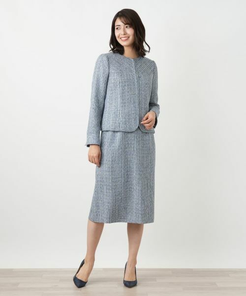 Leilian / レリアン セットアップ | ミックスツイードスーツ【セレモニー】 | 詳細1