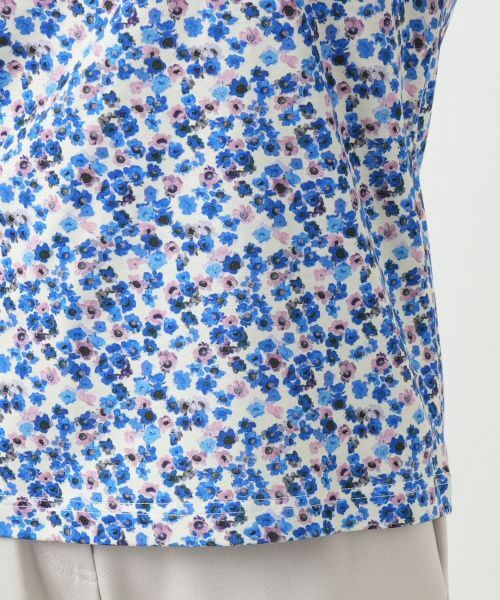 Leilian / レリアン カットソー | 小花柄ハイネックカットソー | 詳細10