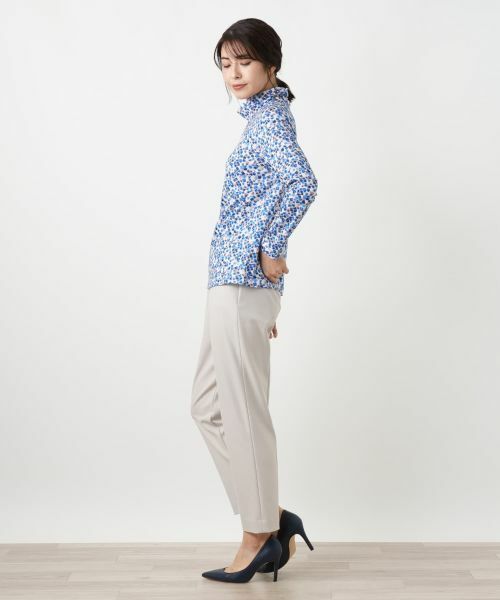 Leilian / レリアン カットソー | 小花柄ハイネックカットソー | 詳細2