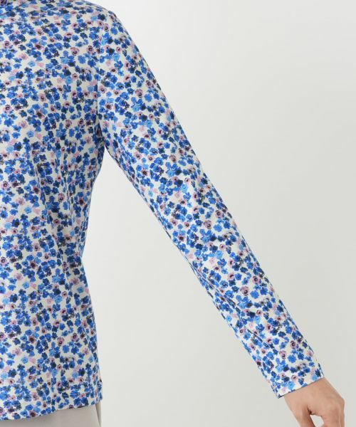 Leilian / レリアン カットソー | 小花柄ハイネックカットソー | 詳細9